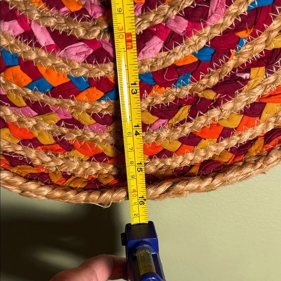 Colorful Spiral Woven Fair Trade Tote Bag - Picture 5 of 6